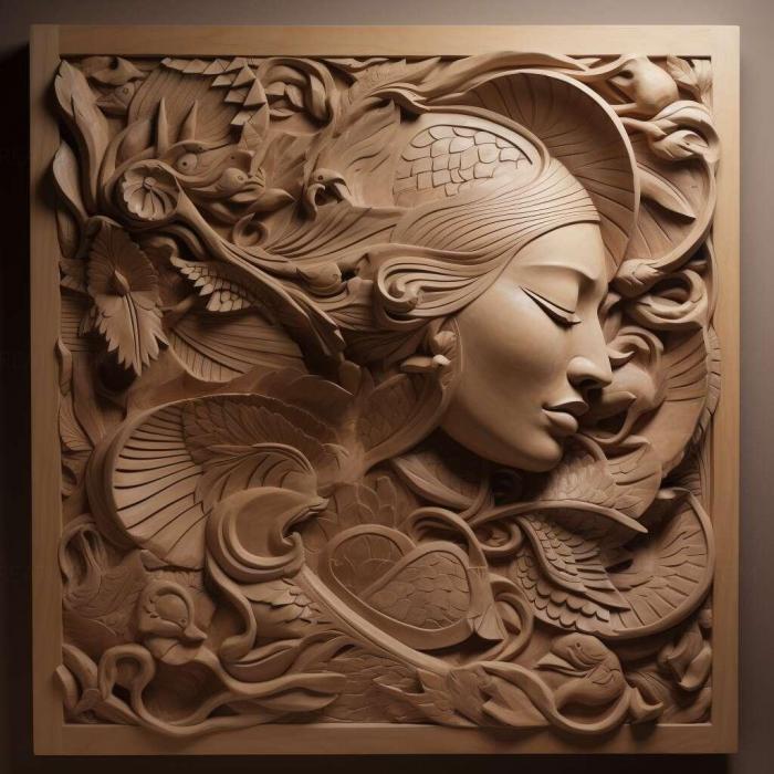 نموذج ثلاثي الأبعاد لآلة CNC 3D Art 